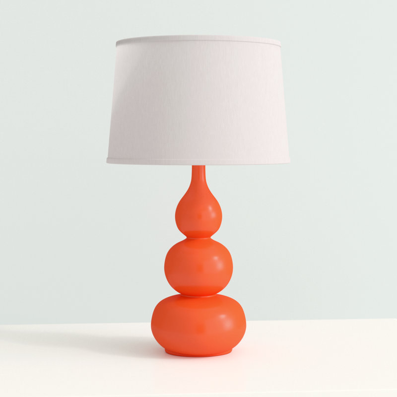 Brankovice Ceramic Table Lamp, Paprika