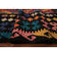 Tapis oriental réversible en laine Kilim 9 x 11