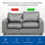 Remplacement de coussin en mousse à haute densité 2 pièces 2 pièces 72 po x 24 po - Coussinets en mousse personnalisables résilients pour canapé, banc, chaise longue, baie vitrée | Choisissez une épaisseur (1-6 po)-1566479620