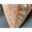 Tapis classique en laine orange géométrique 47,6 x 74 pouces