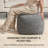 Teagan 16" Dark Gray Upholstered Pouf Ottoman-1459441035