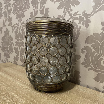 Glass Tabletop Votive Holder