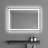 Carlecia LED Bathroom Mirror Backlight Mirror Touch Dimmable Wall Mount Anti-fog Smart Mirror-1263098658