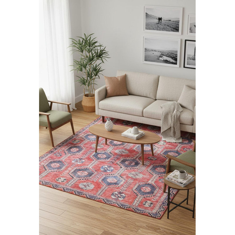 Tapis rouge Ottilie, Rectangle 9 pi 11 po x 13 pi 2 po