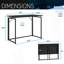 Bureau moderne pliable peu encombrant