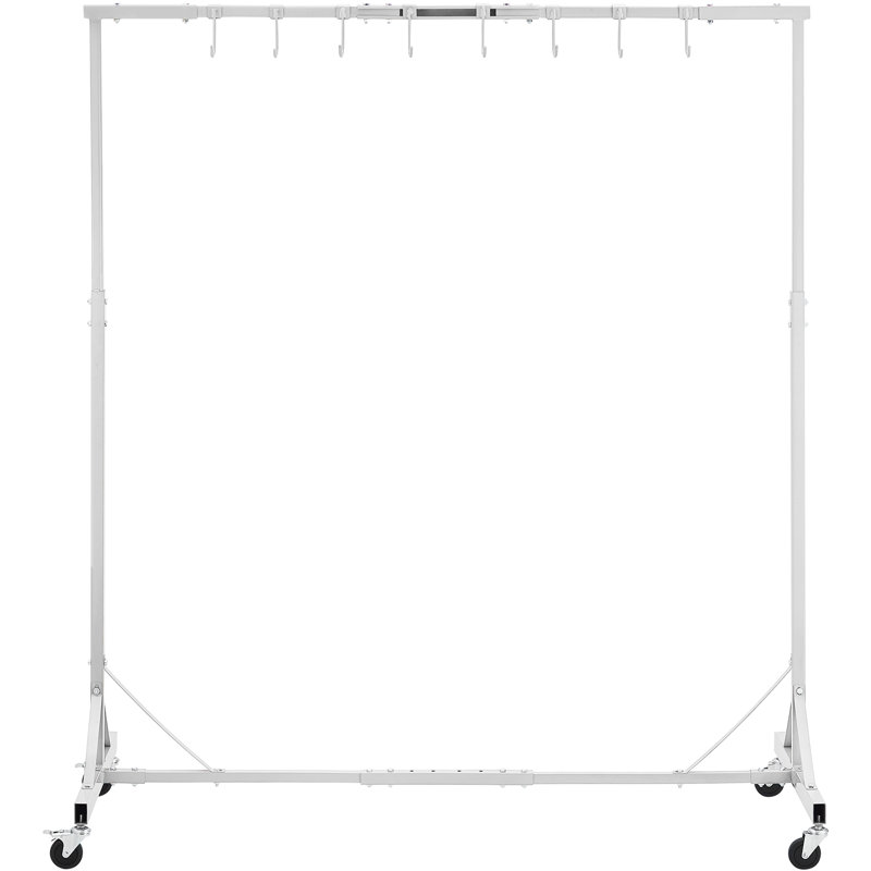 148cm W Metal Storage Rack, White
