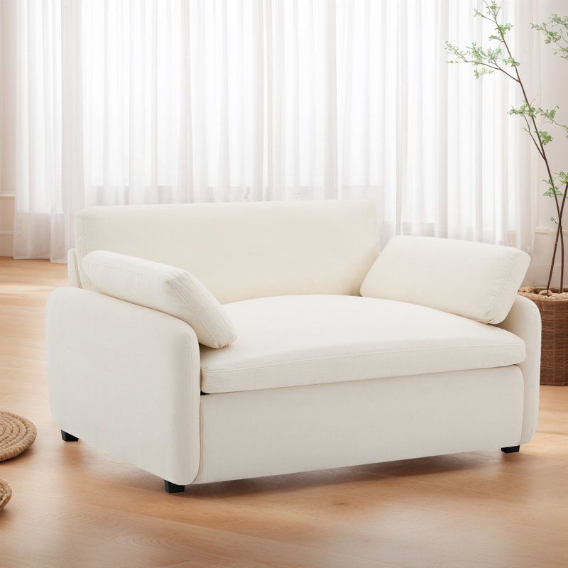 Fauteuil d'appoint 50 po, Blanc