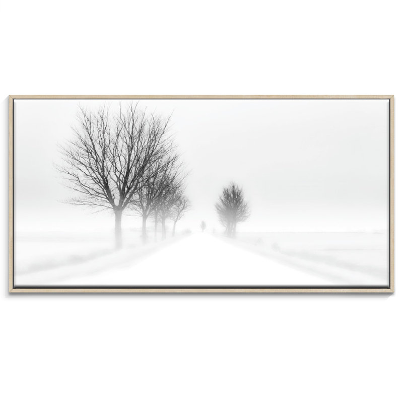 Print on Canvas, 76cm H x 152cm W, Timber Floater Frame