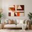 Hard Edge 93, art mural en métal beige-1698231765