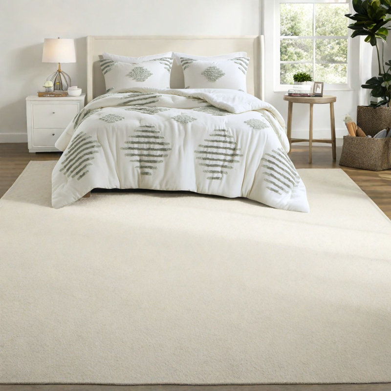 Ensembles de literie en chenille moderne, mélange de coton, confort, style maison