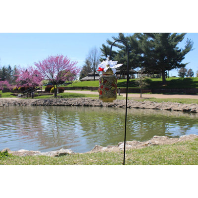 Black Shepherd Hook 48 Inch (2 Pack), 10MM Thick, Rust Resistant Steel Hook Ideal For Use At Weddings, Hanging Plant Baskets, Solar Lights, Lanterns, Bird Feeders