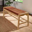 Skovde Faux Leather Upholstered Bench