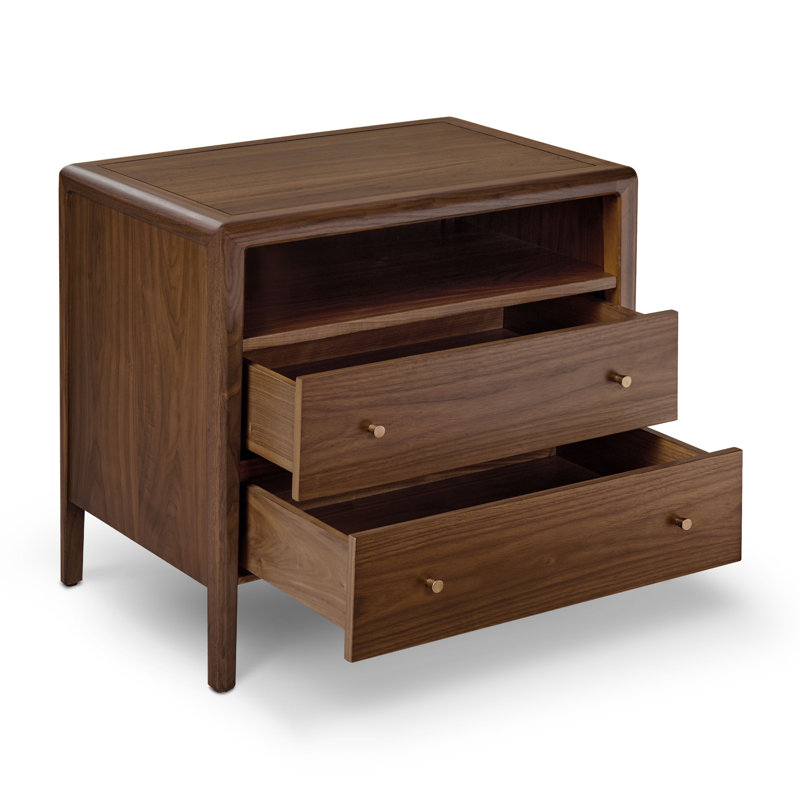 Marla American Walnut Nightstand