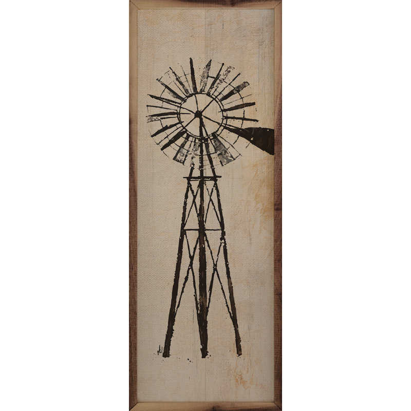The Old Windmill, 24" H x 8" W