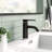 Kingston Brass Concord Single-Handle 1-Hole Deck Mount Bathroom Faucet with Push Pop-Up-29273602
