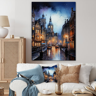 «England City Skylineengland Landscape I - Cityscapes», reproductions d'art mural