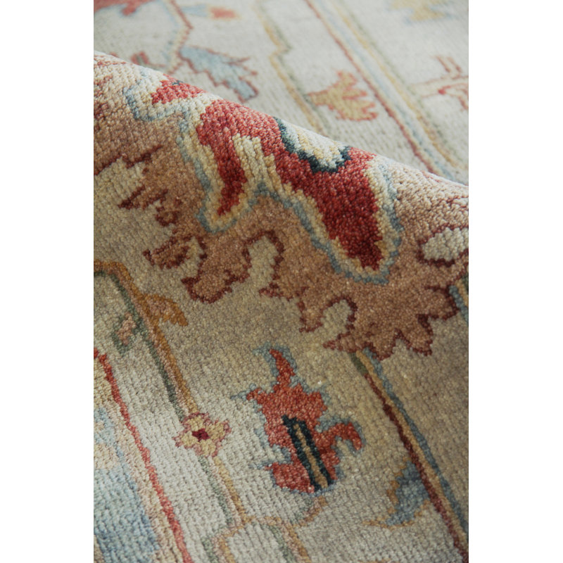 Antique Weave Serapi Wool Oriental Area Rug, Rectangle 9' x 12'