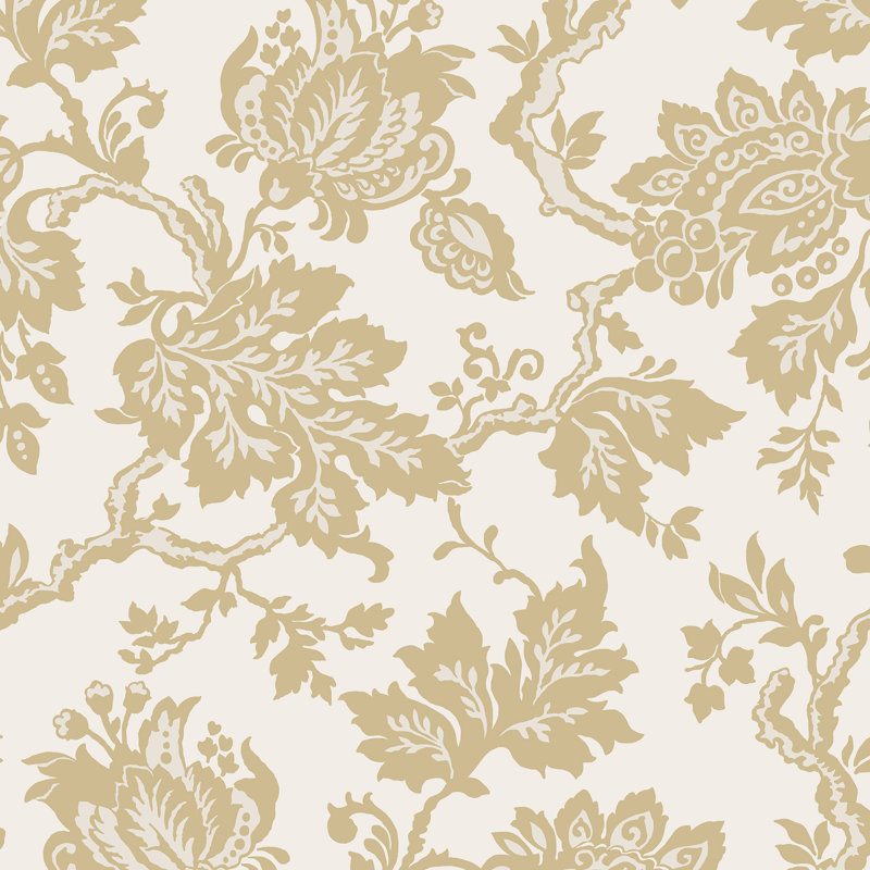 Jacobean Wallpaper, Yellow