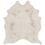Lilly Cowhide Tan Area Rug