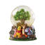Vitrine Enesco Disney, Winnie l'ourson, personnages autour de la cabane dans un arbre 5,25 pouces