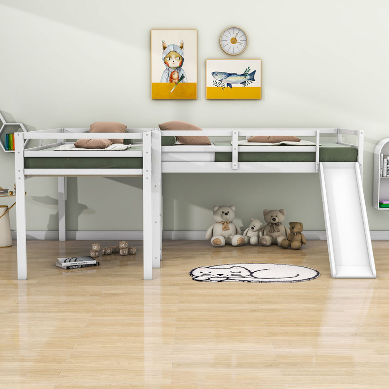 Lit mezzanine simple Gudrin par Harriet Bee, Blanc