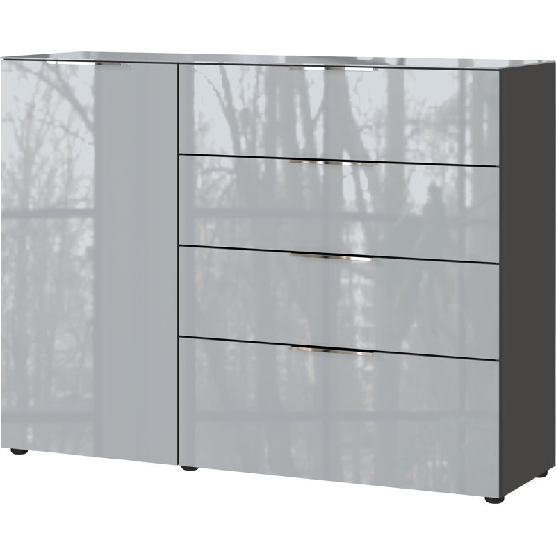 Abbygail 133.5cm Sideboard, Graphite/Silver Grey