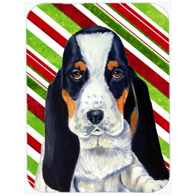 Planche à découper en verre Basset Hound