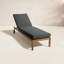 Venice Outdoor Teak Chaise Lounge-519627961