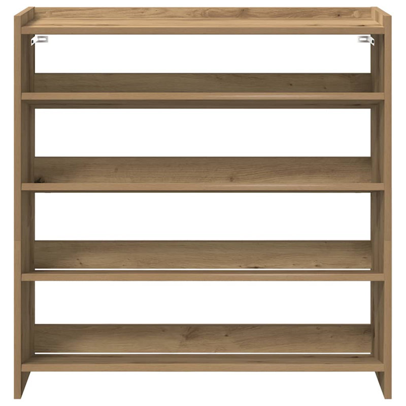 15 Pair Shoe Rack, Artisan Oak