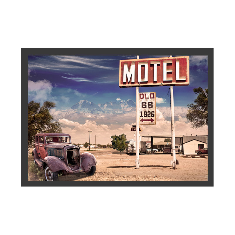 Old Motel 245cm x 350cm Wallpaper, 300 cm x 210 cm