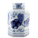 Handcrafted Porcelain China Ginger Jar