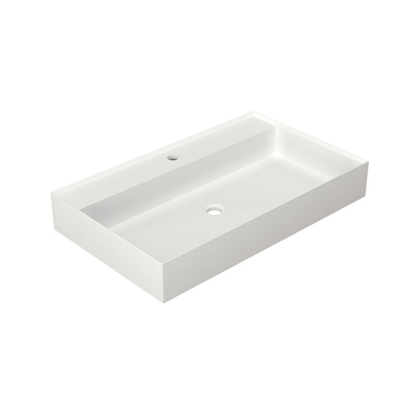 CASAINC Solid Surface Stone Basin Bathroom Sink