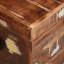 Storage Box with Storage with Door with Lock Brown Trunk Indoor Bedroom-2127951233