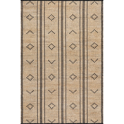 Aubriella Striped Jute Area Rug