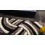 Tapis blanc / noir / gris en polyester Dequana-1629250351