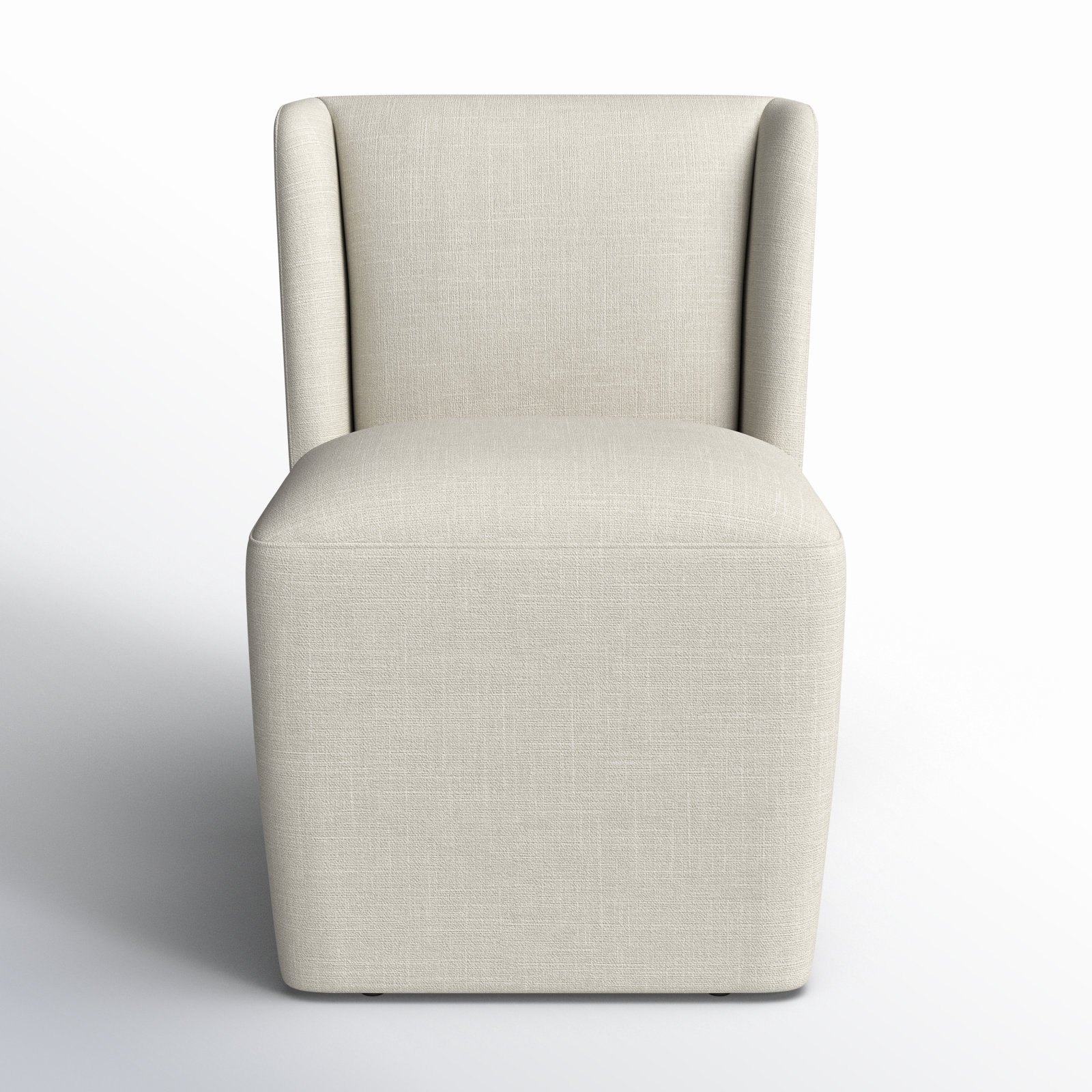 Ardeth Upholstered Side Chair, Effie Linen Performance Linen, 33" H x 23.23" W x 26" D
