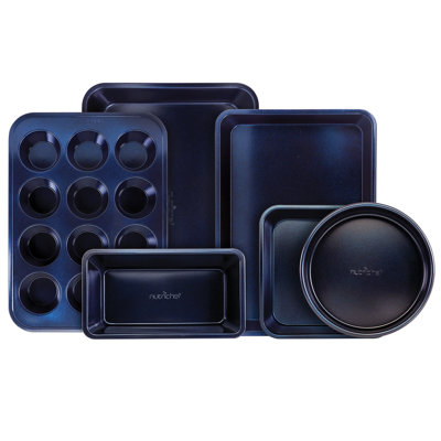 NutriChef 6 Piece Non-Stick Aluminum Bakeware Set