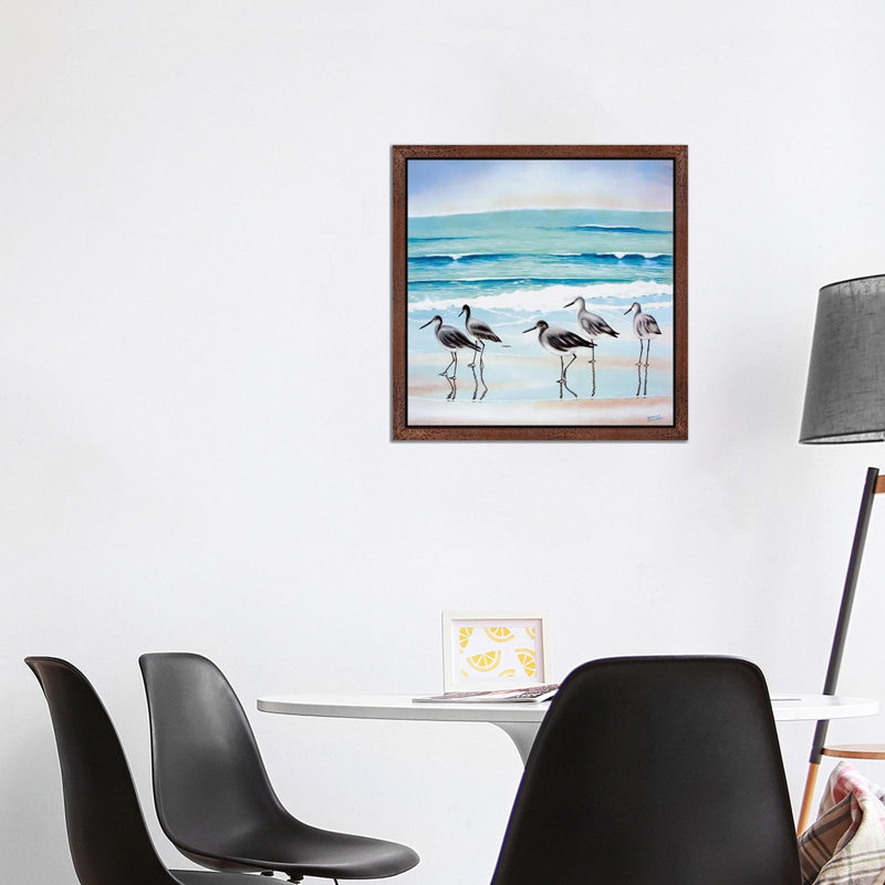 Woodland Meadows by John Van Straalen - Floater Frame Painting on Canvas, Brown Framed, 93.98 cm H x 93.98 cm W