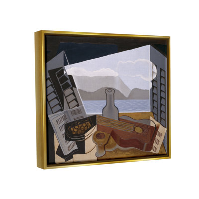 «La Fenetre Ouverte» par One1000paintings - peinture à cadre flottant sur toile