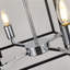 Lustre suspendu géométrique moderne de 18 lumières à 18 lumières, cadre en métal industriel, luminaire suspendu réglable pour le salon, la salle à manger-319351103