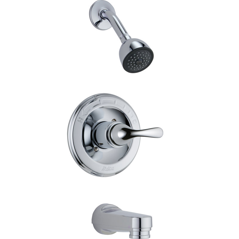 Ensemble de robinet de douche à fonction simple Classic, ensemble de garniture de valve de douche, Chrome