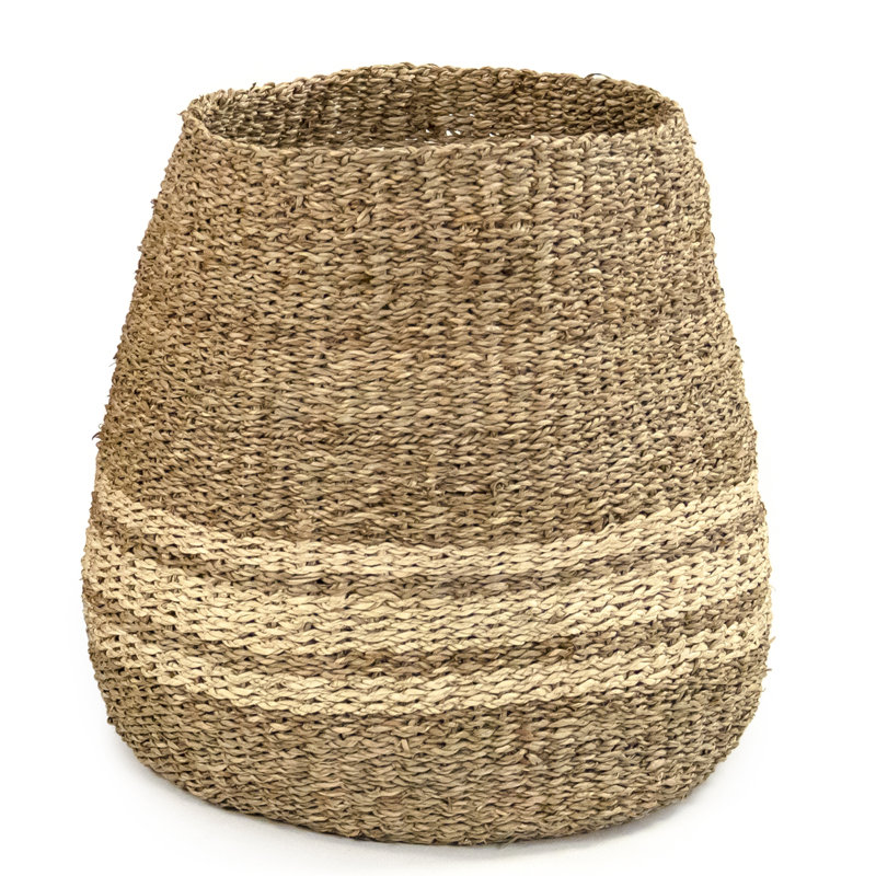 Panier en en rotin tissé, H 14 po x l 14 po x P 14 po