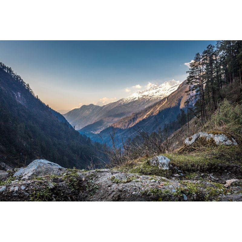 Decastro Sunrise at Yumthang Valley 1 Piece Wrapped Canvas Wall Art, 20cm H x 30cm W x 3.8cm D