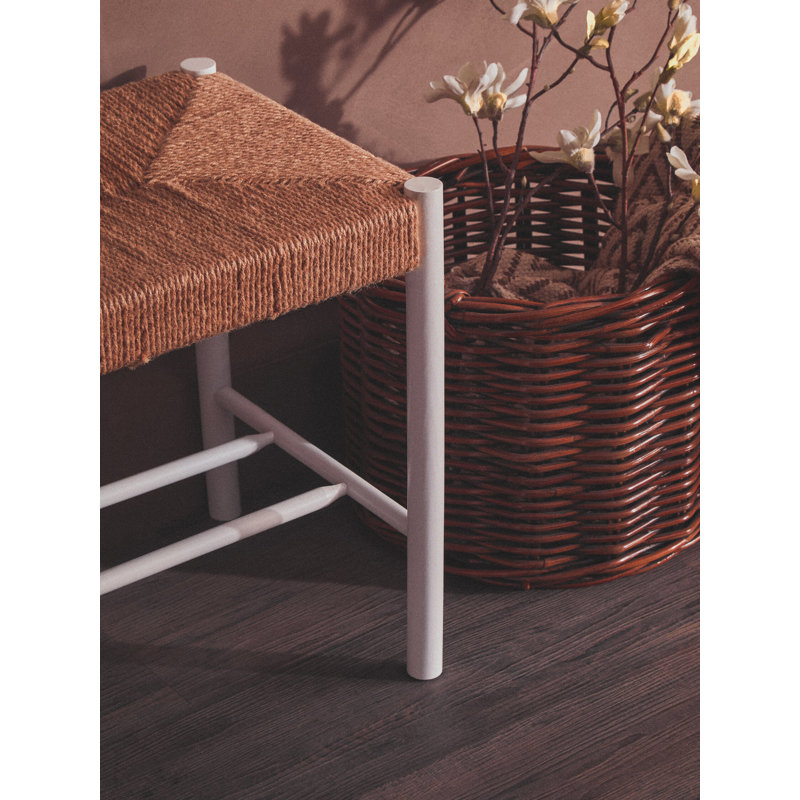 Hemp Bench, 45 cm H x 55 cm L x 35 cm D