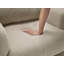 Fauteuil d'appoint contemporain de style taupe Boucle-1712054236