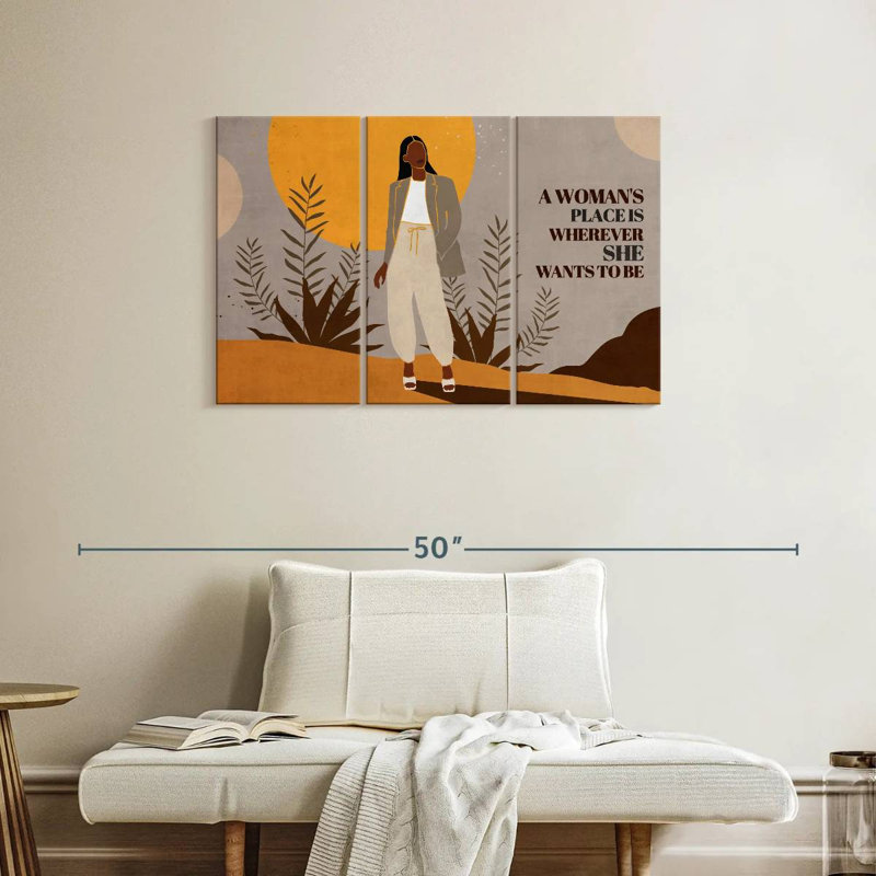 Khyia A Woman's Place I, H 24 po x l 38 po