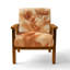 Chaise rembourrée Abstract Botanicals - Chaise avec accoudoirs Caramel Botanical Fade III-291186160