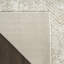 Tapis taupe moderne ivoire 2 pi x 4 pi Lafever-564280763