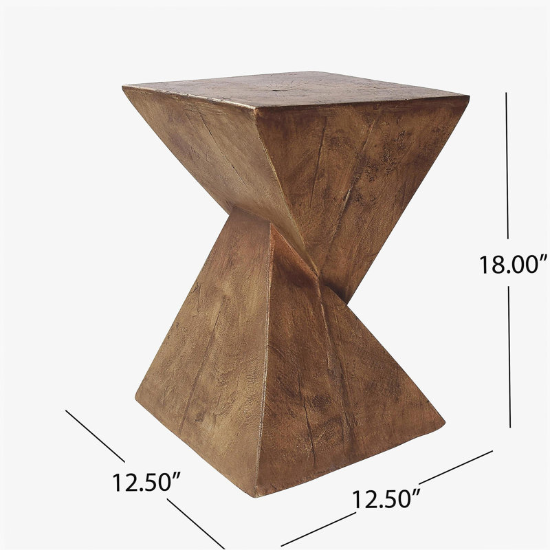 Table d'appoint moderne TESS - table de bout élégante compatible avec le salon, la chambre à coucher ou le bureau, mobilier de maison polyvalent, couleur naturelle