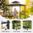 8' W x 5' D Double-Tiered Grill Gazebo with LED Lights-589542944